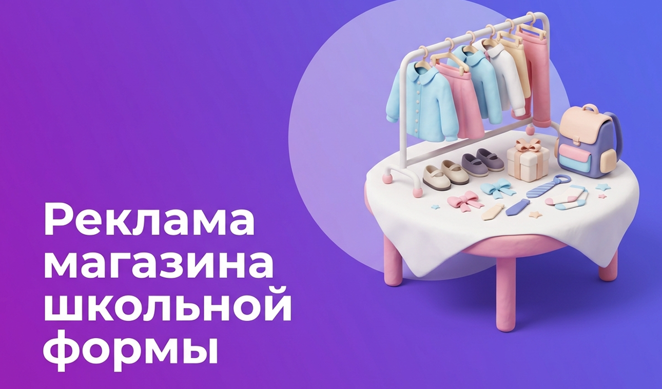 Реклама магазина школьной формы