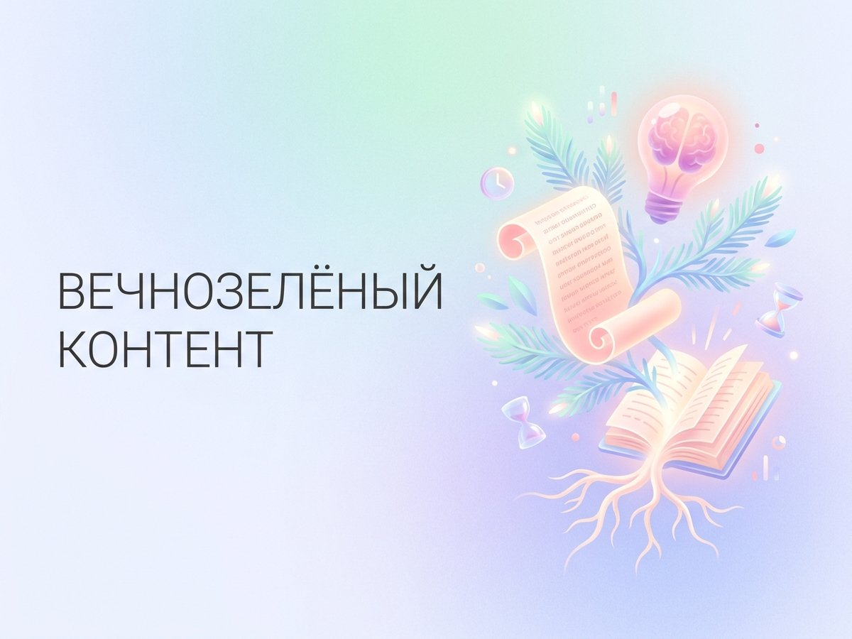 Вечнозелёный контент: что это такое, преимущества для SEO и пошаговый план внедрения в стратегию.