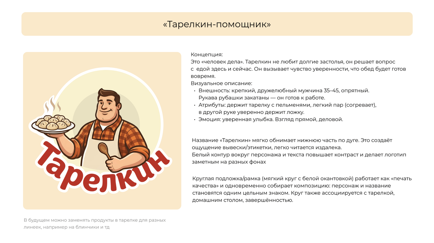 Концепция логотипа Тарелкин