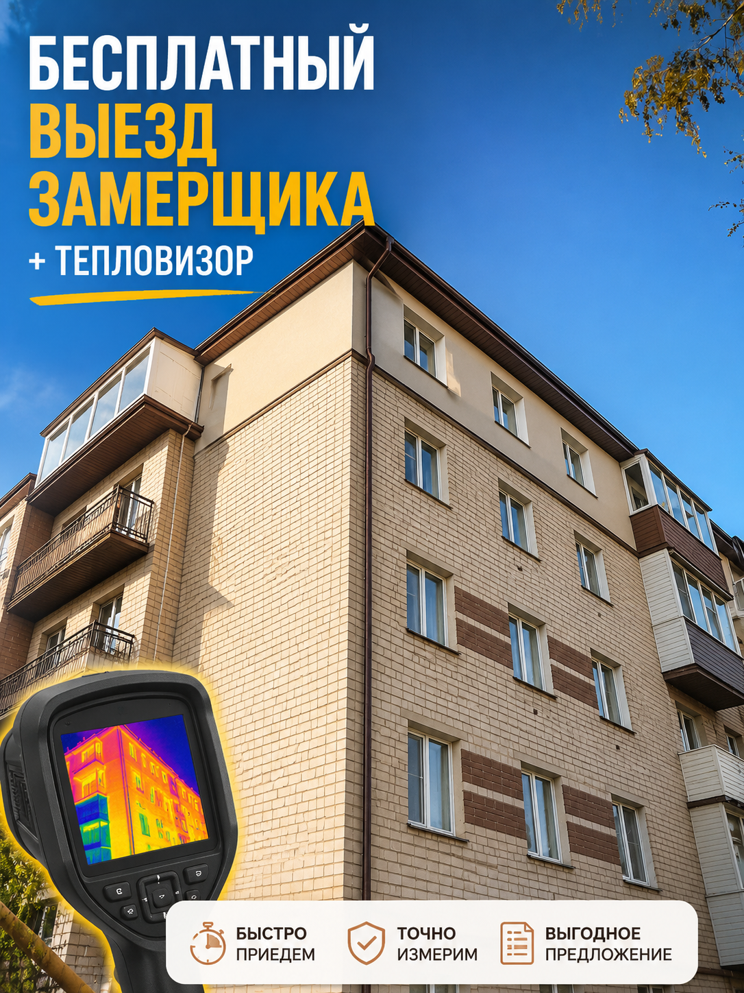 Рекламный креатив — фасад до и после