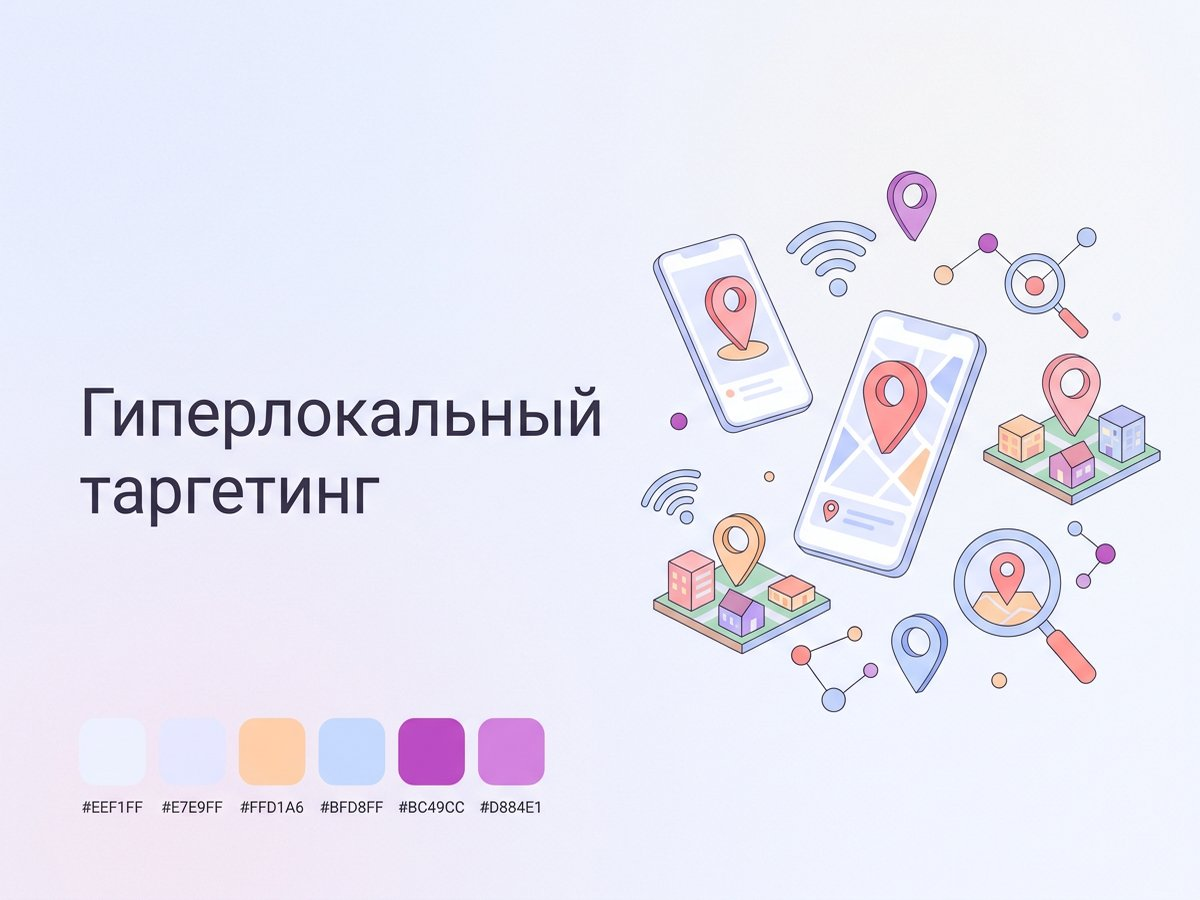 Гиперлокальный таргетинг: что это такое, технологии радиуса и пошаговый план внедрения для точек продаж.