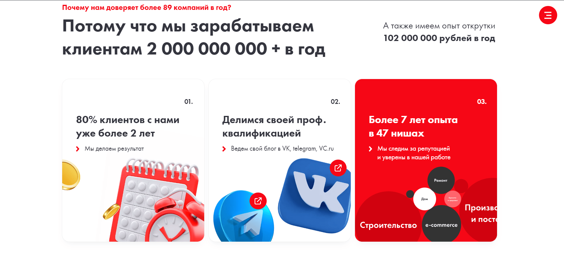 Кейс продвижения сайта маркетингового агентства. Подняли конверсию до 20% — иллюстрация 5