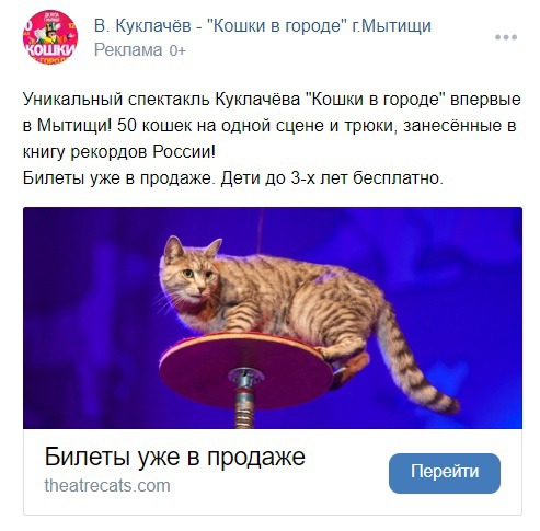 Кейс: Продвижение спектаклей театра Владимира Куклачева и «Волшебник Изумрудного