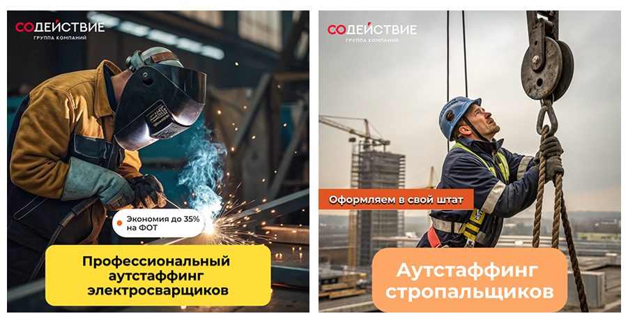 Вторые два креатива для рекламных сетей