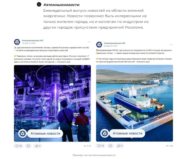 Кейс продвижения аккаунтов в соцсетях для атомной станции — иллюстрация 4
