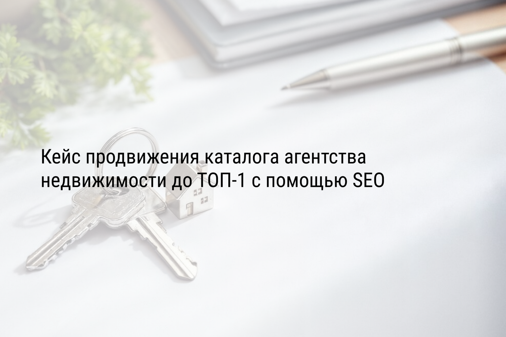 Кейс продвижения каталога агентства недвижимости до ТОП-1 с помощью SEO
