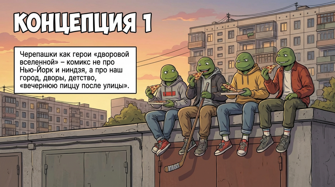Концепция 1 — Дворовая вселенная