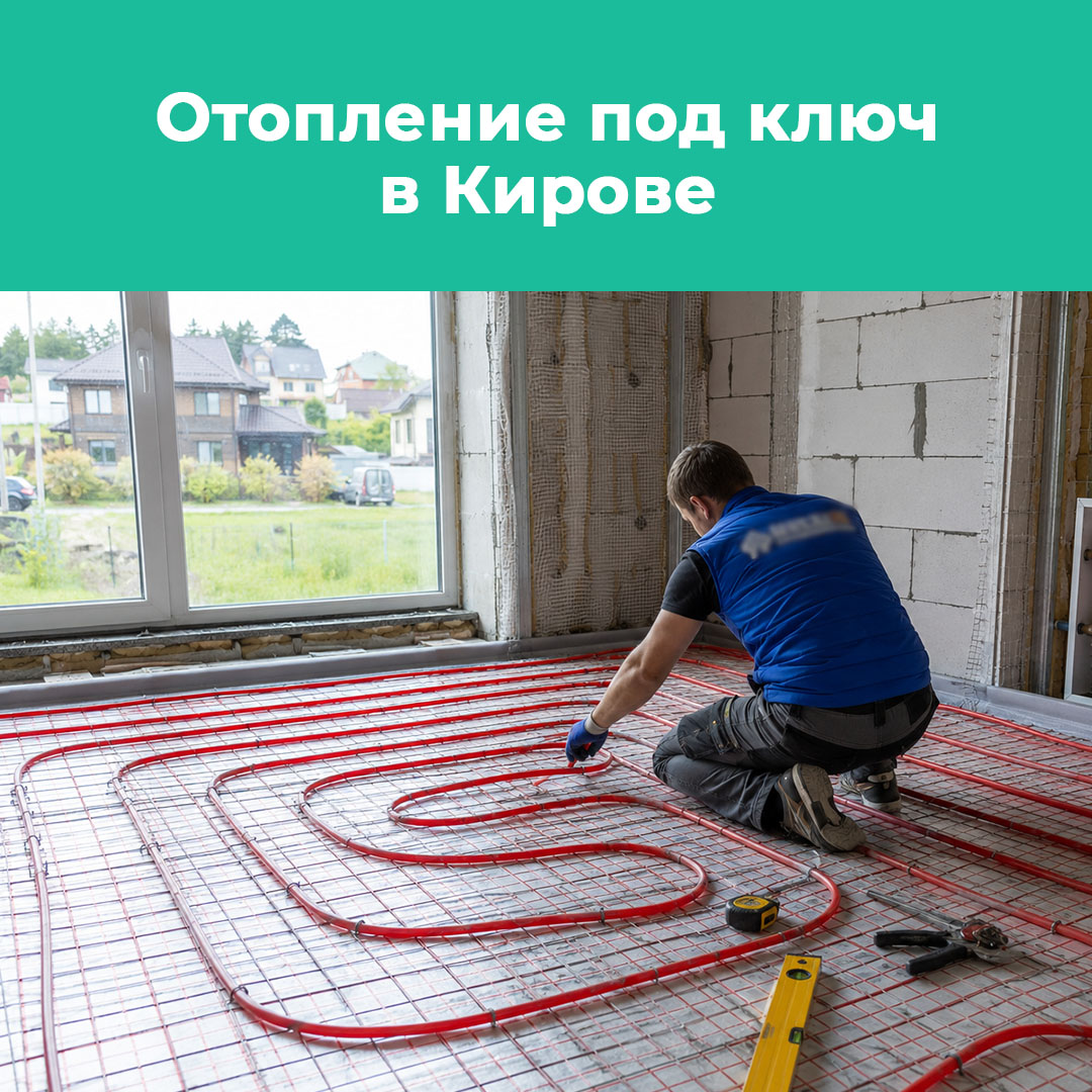 Рекламный креатив — Отопление под ключ в Кирове