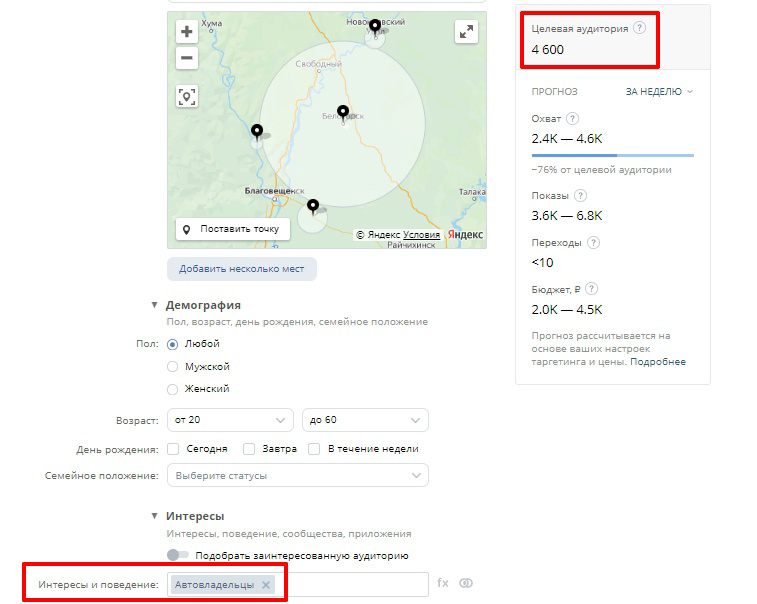 Кейс: 184 заявки по 430 руб. на услуги автосервиса в городе численностью 60 тыс.