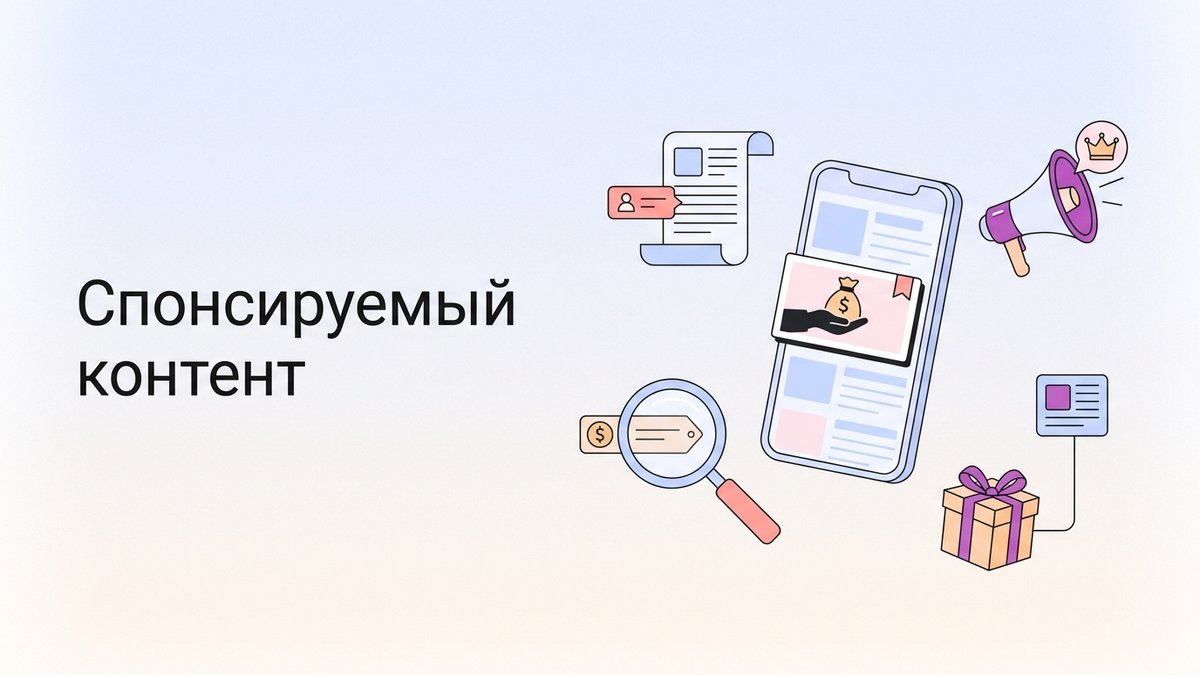 Спонсируемый контент: что это такое, форматы нативной рекламы и пошаговый план внедрения в контент-план бренда