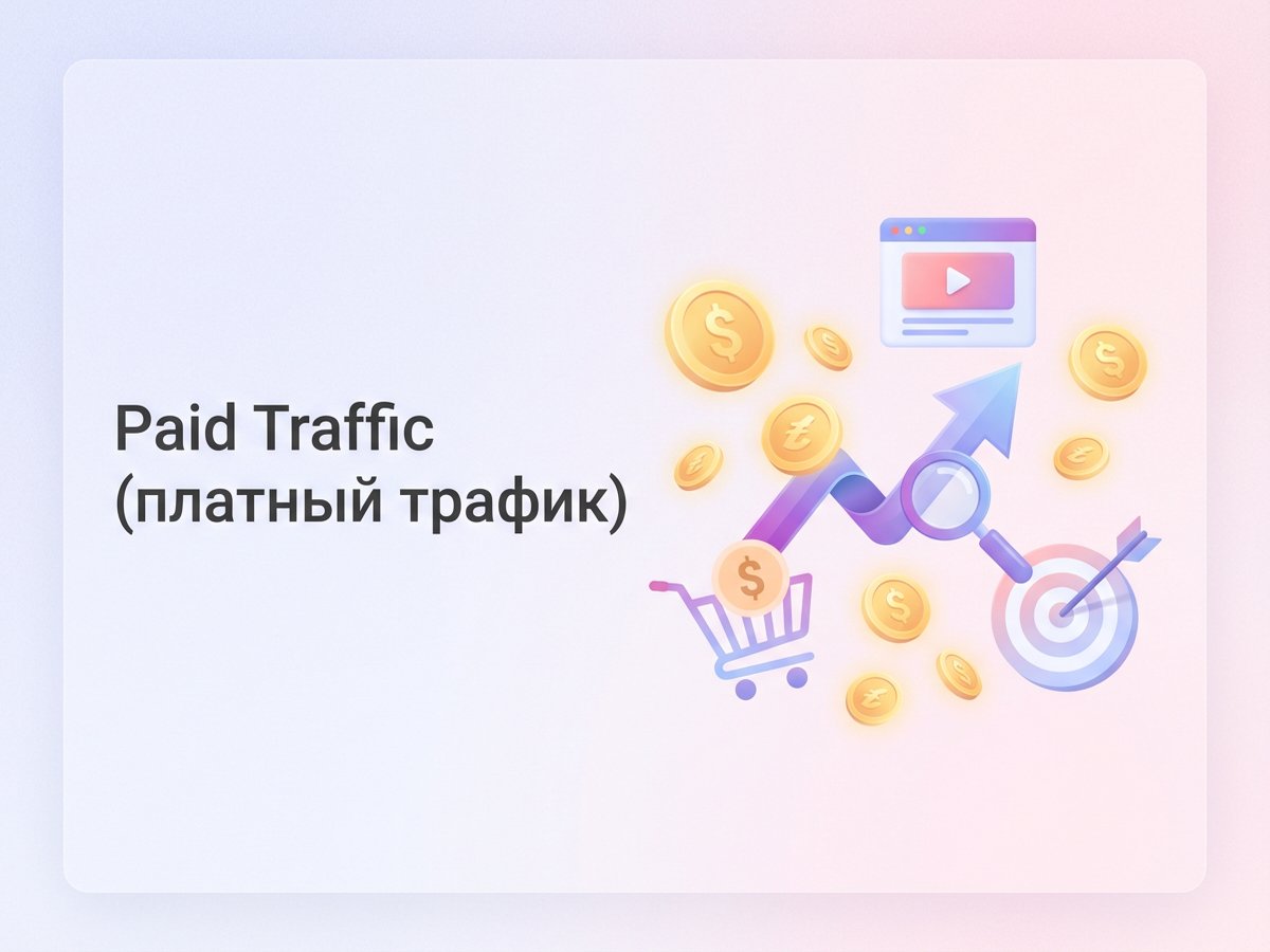 Paid Traffic: что это такое, основные источники привлечения и пошаговый план настройки рекламных кампаний.