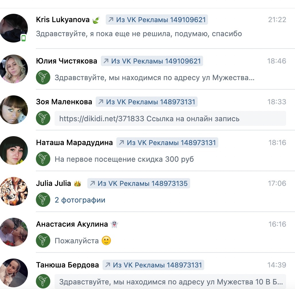 Кейс продвижения рекламного кабинета для заявок на наращивание ресниц — иллюстрация 3