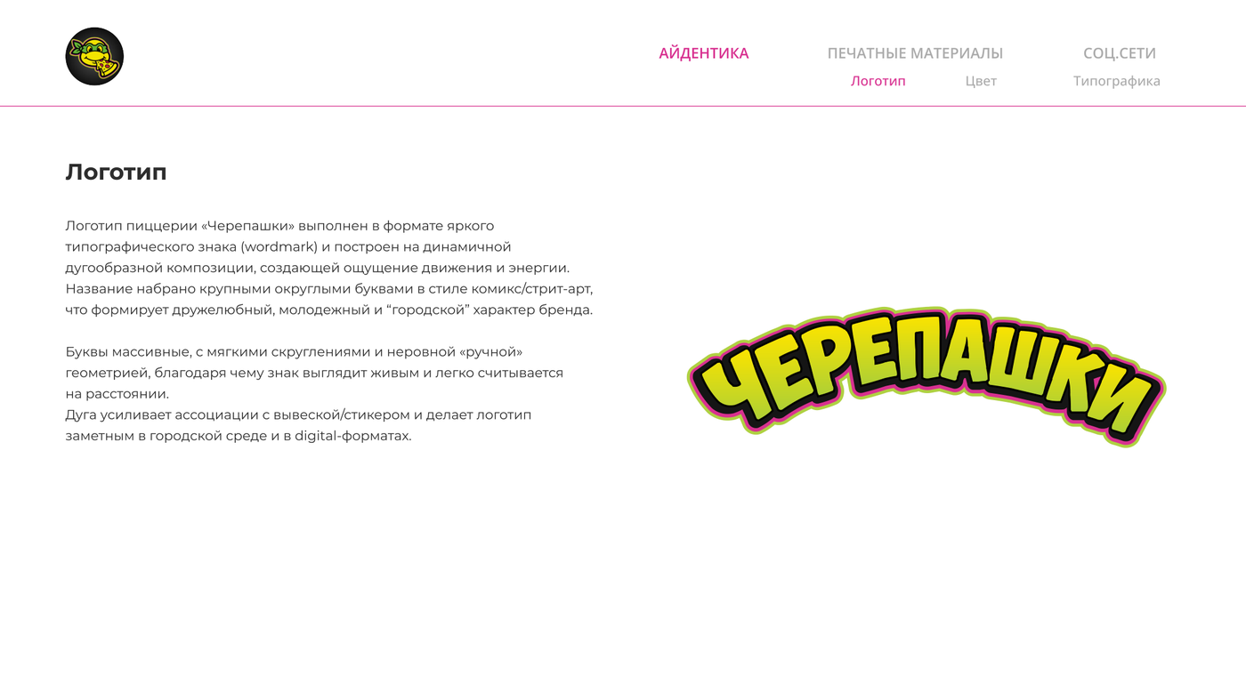 Брендбук — представление логотипа