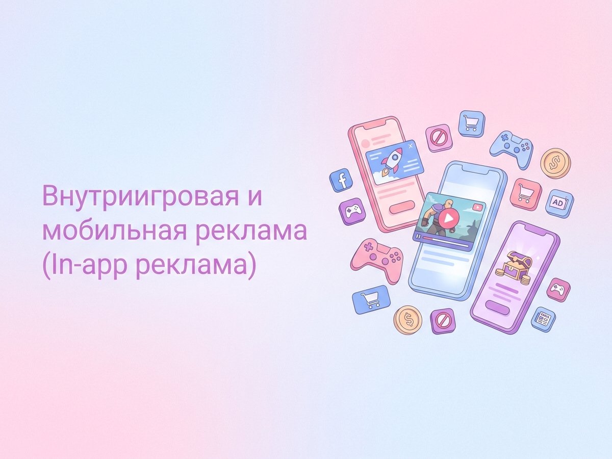 In-app реклама: что это такое, основные форматы и пошаговый план продвижения в мобильных приложениях.