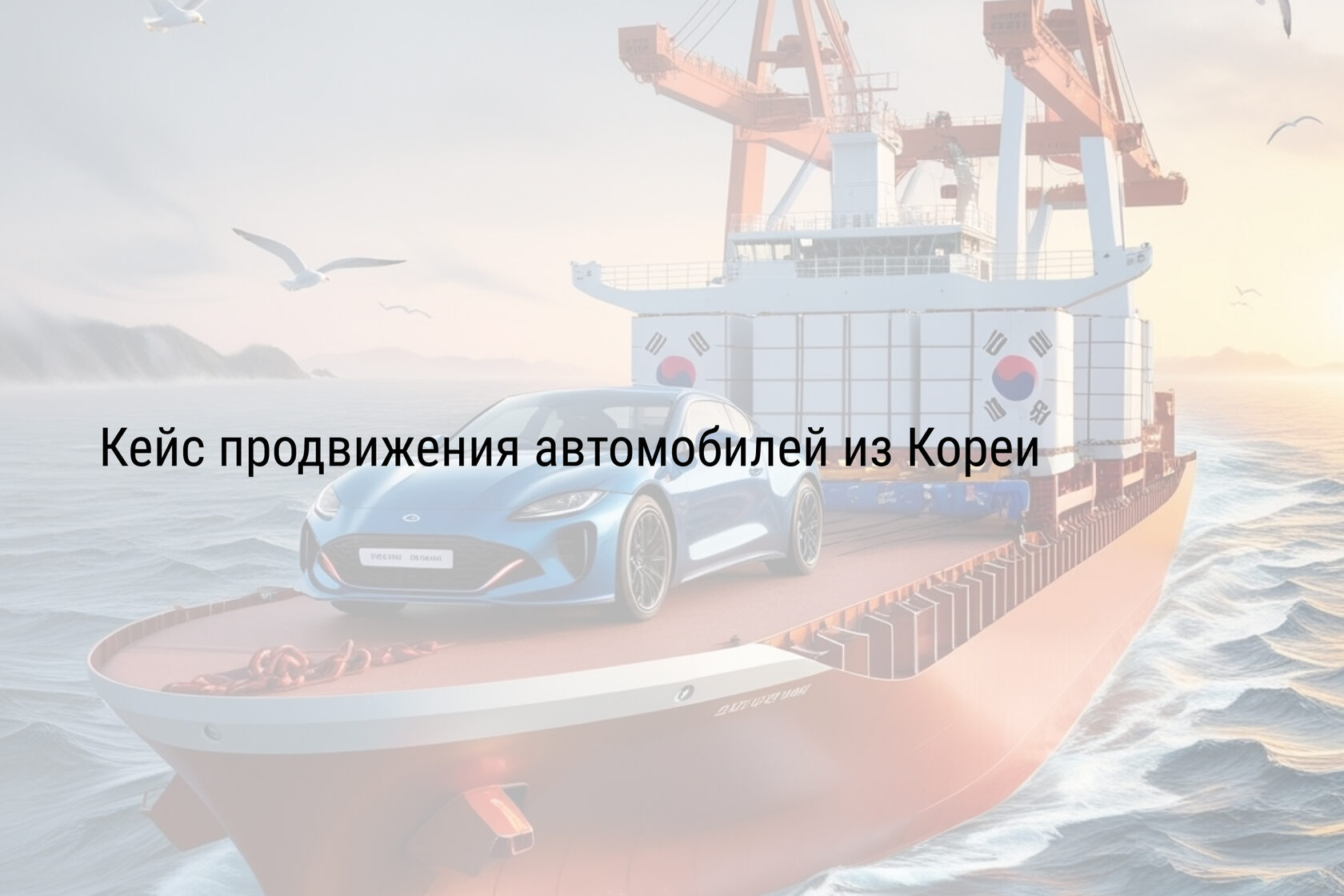 Кейс продвижения автомобилей из Кореи