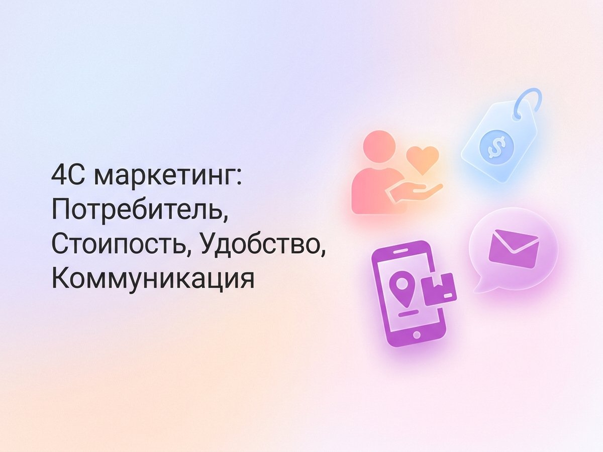 4C маркетинг: что это такое, отличия от концепции 4P и пошаговый план внедрения клиентоориентированного подхода.