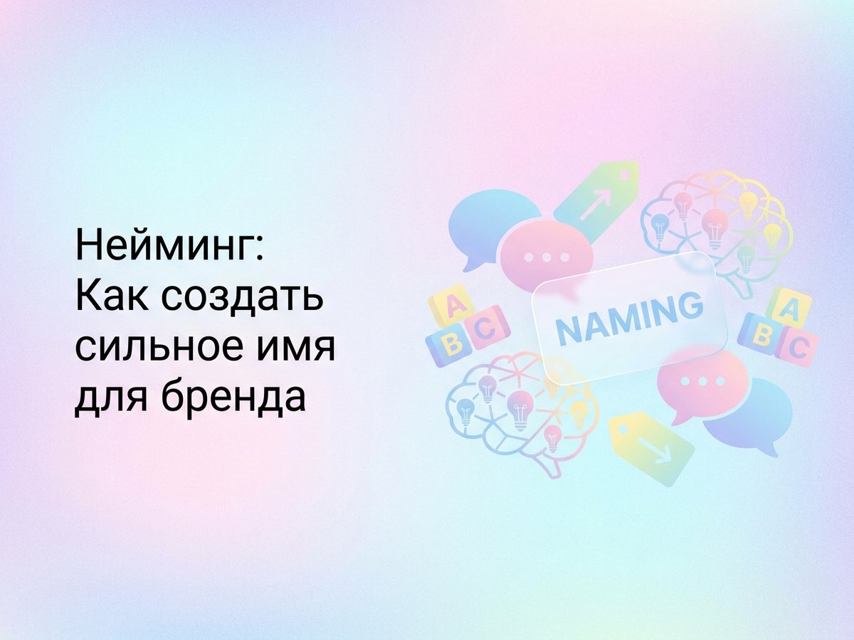 Naming: что это такое, основные техники разработки названия и пошаговый план создания бренда.