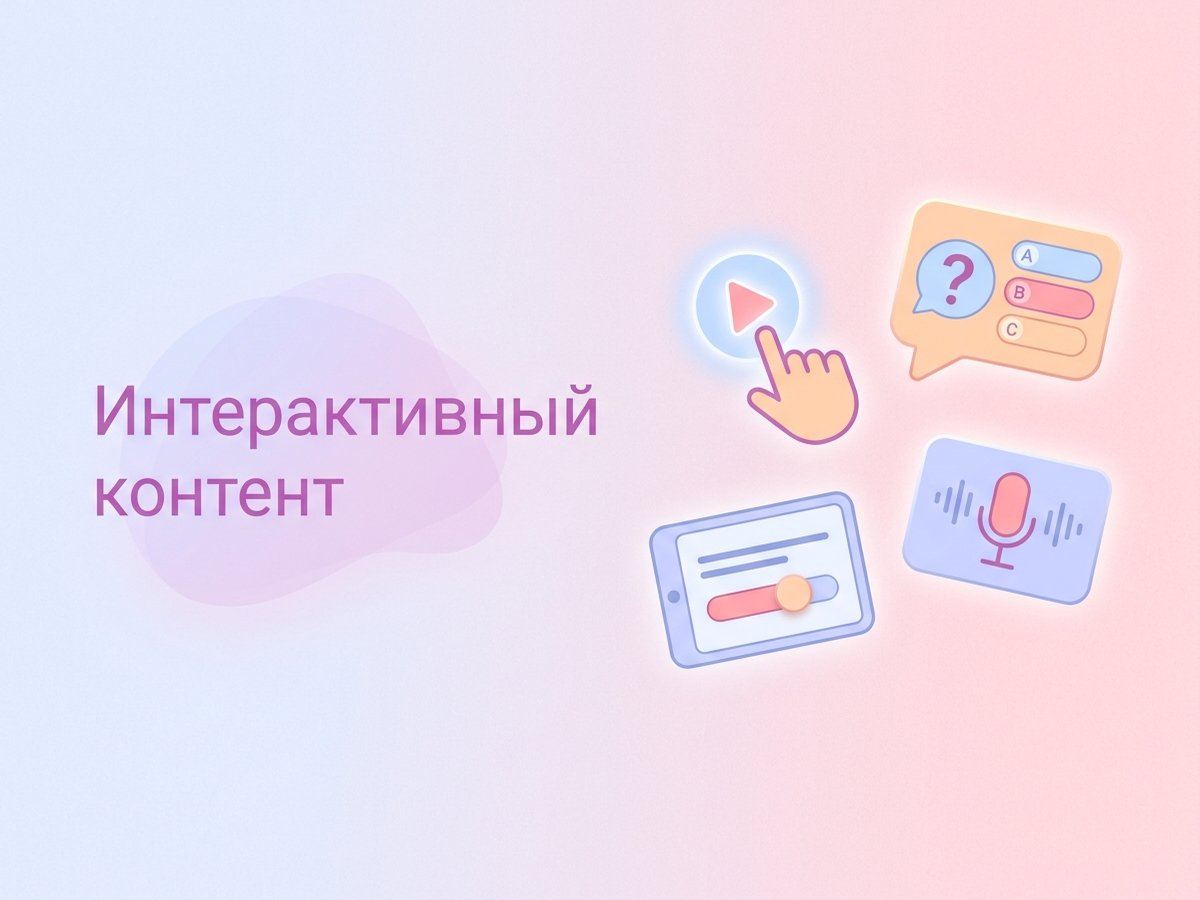 Интерактивный контент: что это такое, форматы вовлечения аудитории и пошаговый план внедрения в маркетинговую активность