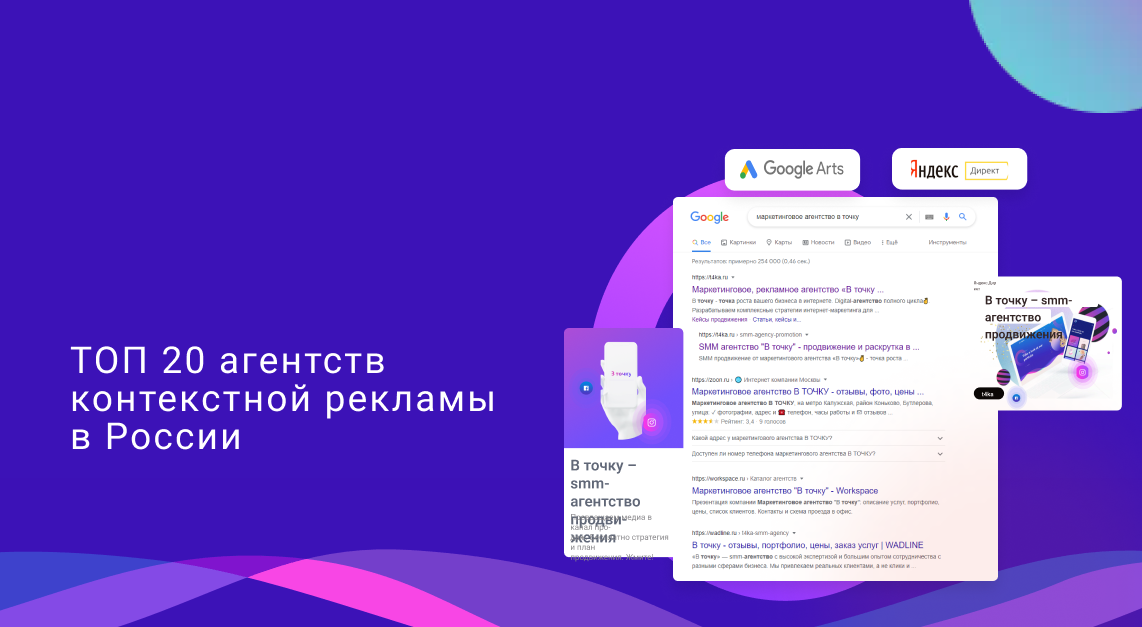 Рейтинг агентств по настройки контекстной рекламы в 2025 году