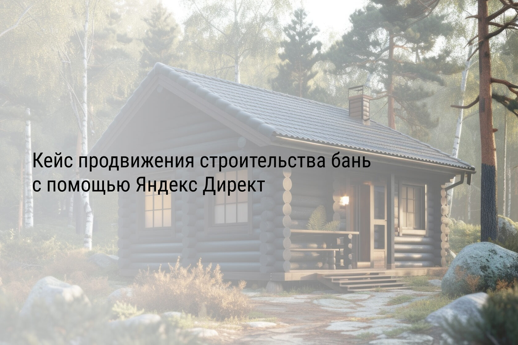 Кейс продвижения строительства бань с помощью Яндекс Директ