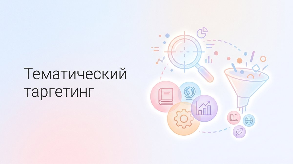 Тематический таргетинг: что это такое, принципы работы алгоритмов и пошаговый план внедрения в рекламные кампании